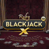 Blackjack X 10 - Ruby superjili game